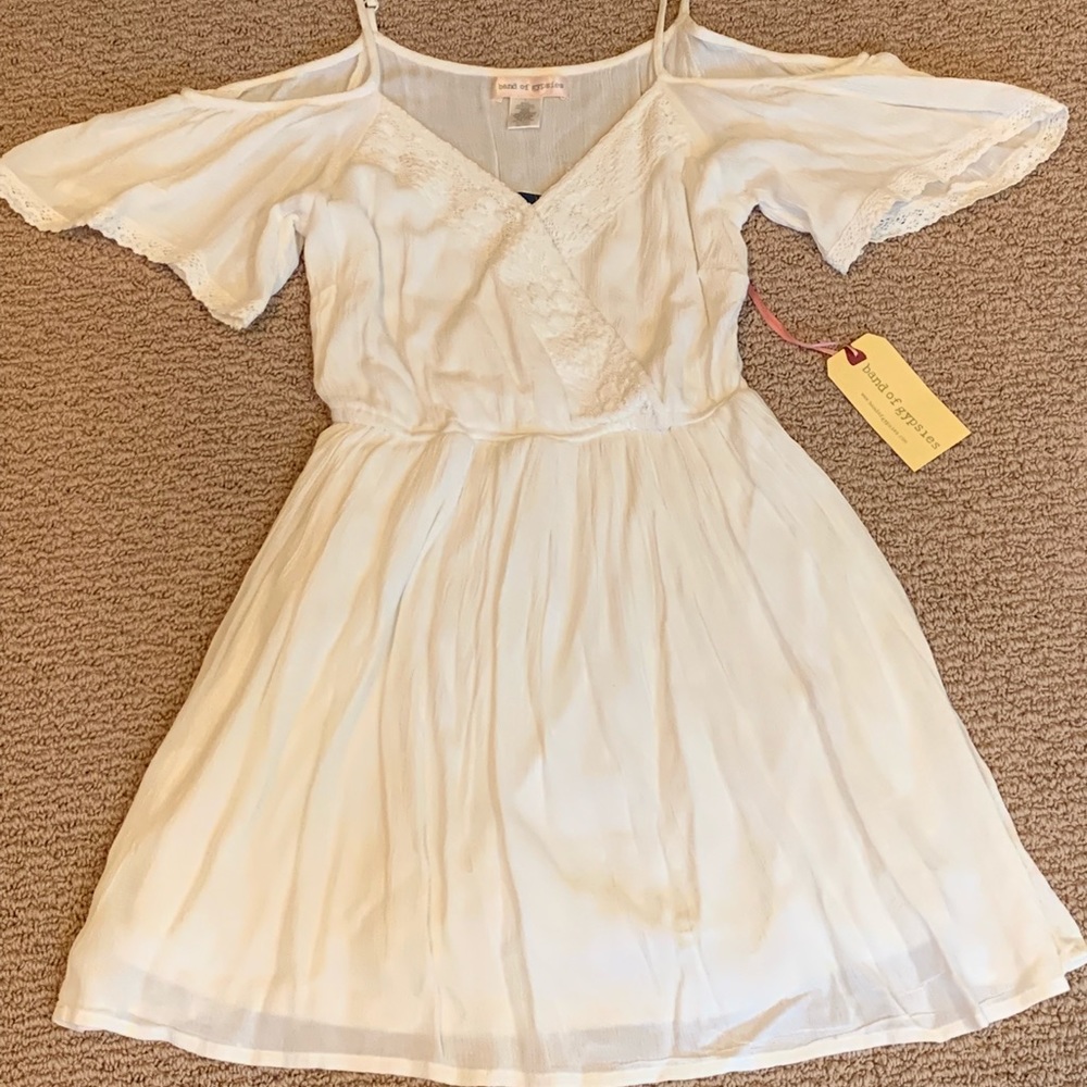 NWT white mini dress